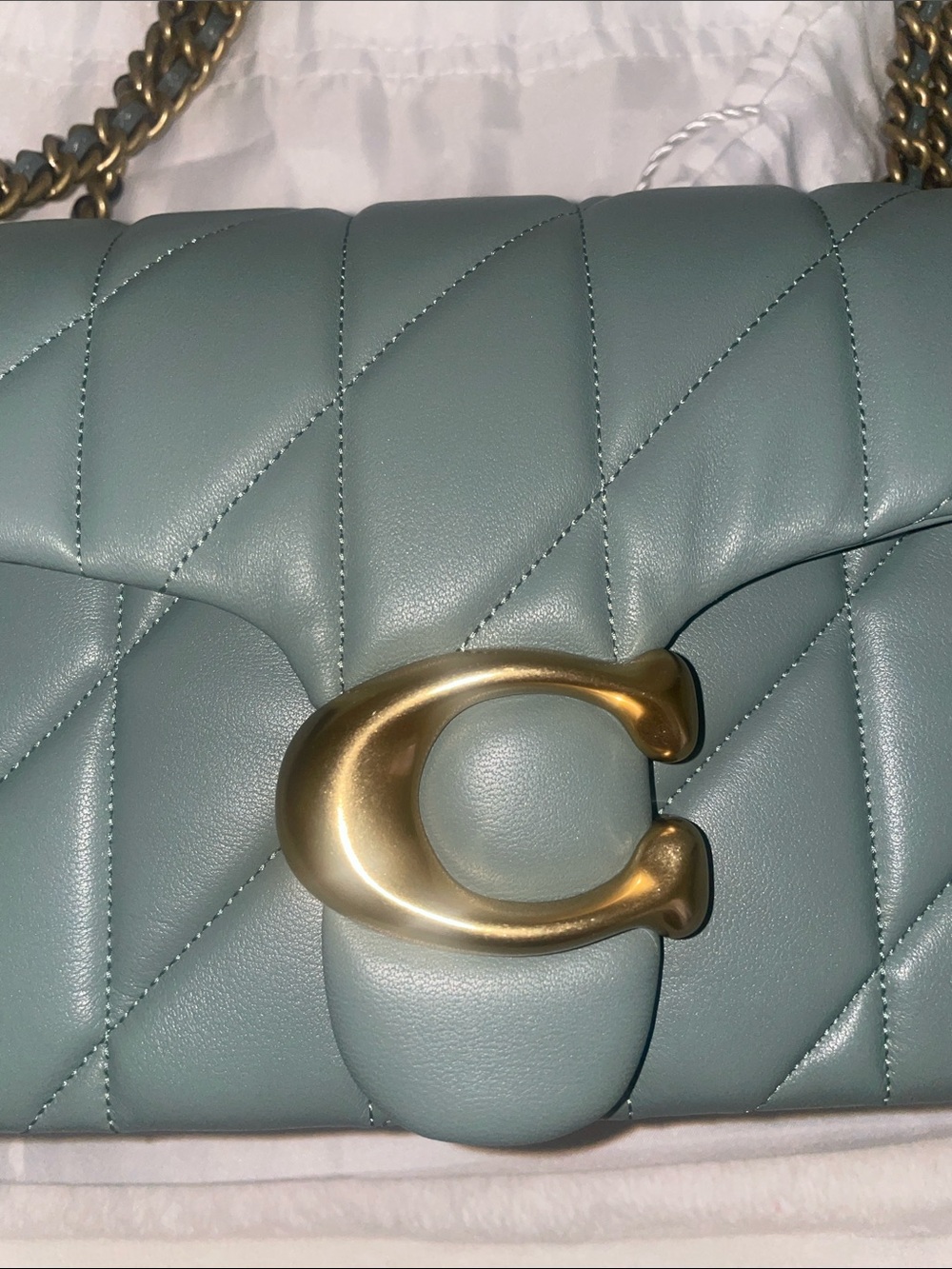 New Sage Coach Quilted Tabby 26 - Picture 8 of 13